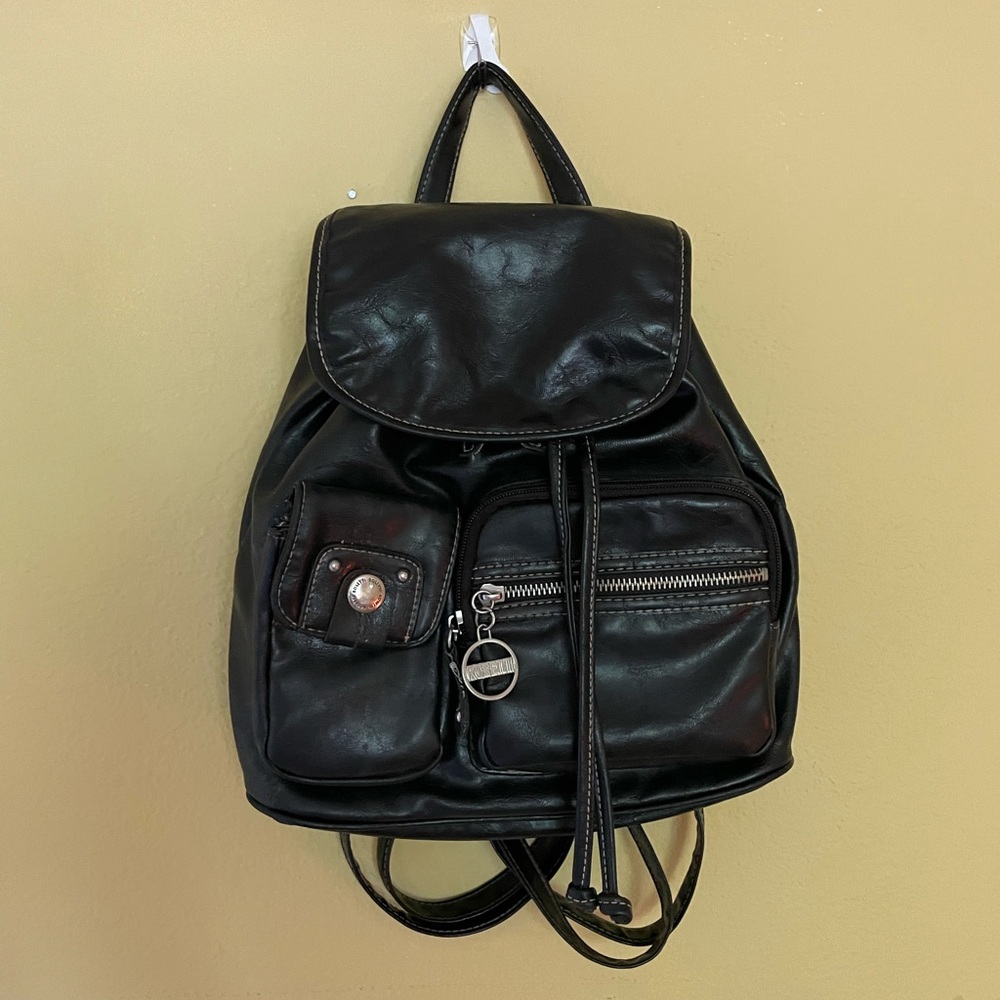 Rosetti Vegan Black Mini Backpack